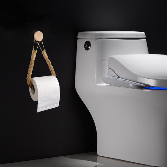 Wooden Adhesive Towel & Tissue Holder